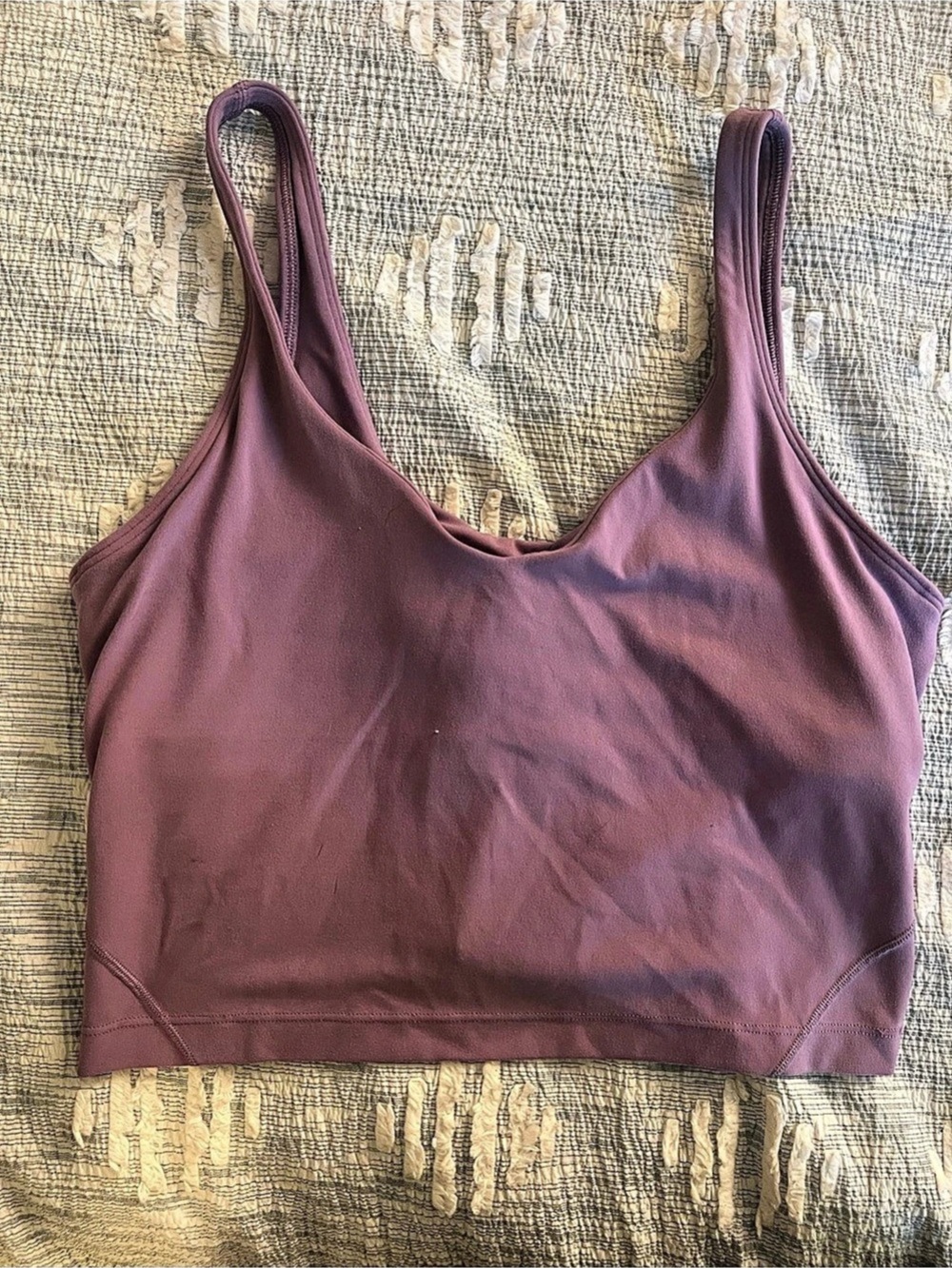 lululemon Purple crop tank